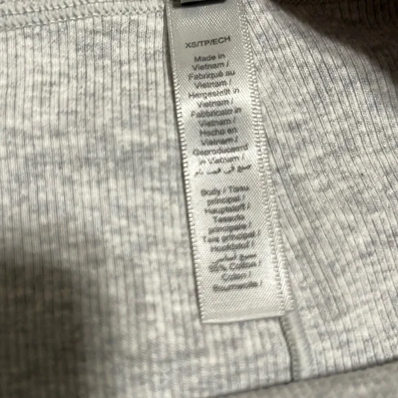 SKIMS Cotton Rib Tank and Cotton Rib Boxer in Light Heather Grey Size XS - Picture 6 of 8